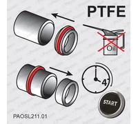 Simering paraolio albero a camme PTFE (Politetrafluoretilene) NA5307 PAYEN