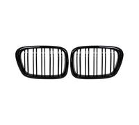 SIMICASE Griglia Anteriore Griglia Anteriore a Doppio Rene, paraurti, Nera, Ricambio per Auto, Accessori per BMW F15 X5 F16 X6 2014-2017 Front Mesh(Nero Lucido)