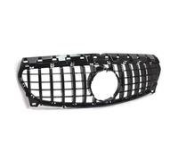 SIMICASE Griglia Anteriore Griglia Anteriore cromata GT R per Mercedes W117 CLA180 CLA220 2015 2016 2017 2018 2019 Front Mesh(Nero)