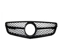 SIMICASE Griglia Anteriore Griglia Anteriore per Mercedes per Benz W204 Classe C 2008-2014 C180 C200 C250 C300 C43 Griglia a Maglie per paraurti Superiore Nera Front Mesh