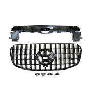 SIMICASE Griglia Anteriore Griglia Anteriore per Mercedes per Benz X167 GLS Classe GLS450 GLS500 GLS580 2024+ Griglia Corsa Griglia Maglie per paraurti Superiore Cofano Auto Front Mesh(Nero)