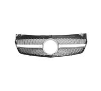 SIMICASE Griglia Anteriore Griglie paraurti Anteriore per Mercedes per Benz W639 per Viano per Vito 2011, 2012, 2013 e 2014, Facelift, Racing Grill Front Mesh(Argento)