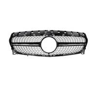 SIMICASE Griglia Anteriore per W117 C117 per CLA Classe per Mercedes per Benz CLA180 per CLA200 per CLA250 2013-2019 Griglia paraurti Anteriore Griglia Centrale Front Mesh(A Black)