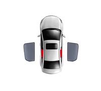 SIMICASE Parasole Auto per Mercedes per Benz per Classe E W213 2016-2023 Tendina Parasole Magnetica per Parabrezza Anteriore E Finestrino Laterale Posteriore Accessori Auto(2PCS Rear)