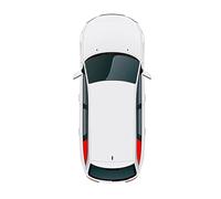 SIMICASE Parasole Auto per Toyota per Prius per XW30 2009-2015 Tendina Parasole Magnetica per Parabrezza Anteriore per Finestrino Laterale Posteriore in Rete Accessori Auto(2PCS Triangular)