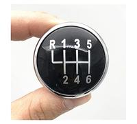 SIMICASE Pomello del Cambio per VW per Golf 3 4 IV per Jetta MK3 MK4 Car Gear Shift Pomello Coperchio Distintivo Pomello Leva Cambio (Colore : Black Silver 6 Speed)