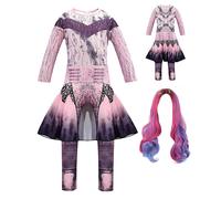 Simile Descendants Vestito Carnevale Audrey Donna Bambina Dress 3 DESC03 WIG5