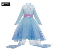Simile Frozen Carnevale Elsa 2 Veli Vestito Cosplay Costume Dress FROZ060