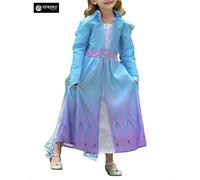 Simile Frozen Carnevale Elsa 2 Veli Vestito Cosplay Costume Dress FROZ062