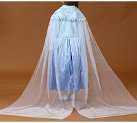 Simile Frozen Vestito Carnevale Regina Neve Elsa 2 Cosplay Costume Dress FROZ029