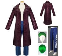 Simile Joker Suicide Harley Vestito Carnevale Uomo Cosplay Man Costume JOKER01