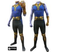 Simile Thanos Costume Carnevale Avengers Bambino Uomo Overall Cosplay THAN01