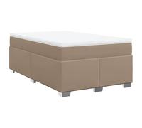 Similpelle con Materasso a Molle Insacchettate Letto Pieghevole 120x200cm | Giroletto a Molle con Materasso e Coprimaterasso Cappuccino 120x200cm Similpelle, Base con Doghe Piedi Rinforzati, Morbido e