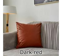 Similpelle Copricuscino Divano Vita Copriletto PU Federa Seat Casa Adorn Marrone