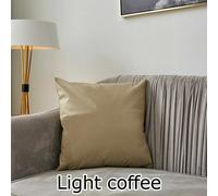 Similpelle Copricuscino Divano Vita Copriletto PU Federa Seat Casa Adorn Marrone