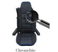 Similpelle Nera Tessuto Coprisedile per Volvo FH16 Classico Lifting Globetrotter