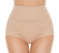 SIMIYA Mutande da donna modellanti per la pancia, a vita alta, per il controllo della pancia, morbido e confortevole, beige., XXL