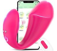 SIMLOPT Māșturbātörī Śéșșuālī Óvetto Ṿîḇrànte Ṿïḇràtoreper Dónnà con Wi Eless Telecòmando Control con App da Telefono, Gspღt Stìmólátore Indossabile Mássággiátore Ṿîḇrãtóri Ḉlịťørịdéó Dónnà Diḓoaņǟle