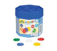 Simm Marketing Rondi - Secchiello con mattoncini, 170 Pezzi, 25mm