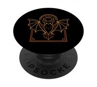 Simmetria dell'emblema del pipistrello PopSockets PopGrip Adesivo