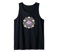 Simmetria Floreale Mandala Acquerello Boho Fiore Canotta