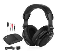 SIMOLIO Digitale Cuffie Wireless per TV Senza Fili per Anziani, 2,4GHz Cuffie TV Wireless con batteria di riserva, Ottica, RCA, 3,5mm AUX, Portata di 100 Piedi - SM-825D Pro