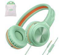 SIMOLIO Manyshare Series - Cuffie cablate per bambini con microfono, porta di condivisione e limite di volume, cuffie stereo con filo per ragazze, ragazzi, cuffie per PC da 3,5 mm, per adolescenti