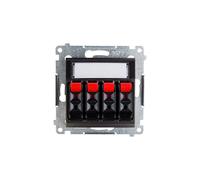 Simon 54 cassa altoparlante quadrupla antracite DGL34.01/48