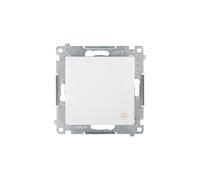 Simon 54 Connettore a croce, connettore rapido, bianco DW7.01/11