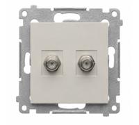 SIMON 54 Modulo kaszmir Presa 2x TV Premium 54 DASF2.01/42