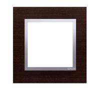 Simon 54 Nature cornice legno singolo ARGENTO WENGÉ DRN1/84