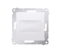 Simon 54 Premium bianco - tappo telaio con ponte e piedini DPS.01/11