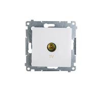 Simon 54 presa antenna terminale TV bianco DAK1.01/11