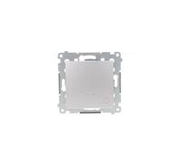 Kontakt-Simon DD1L.01/43 Interruttore elettrico Pushbutton Switch Argento - Accessorio Coltello elettrico (Pushbutton Switch, Argento, Plastica, IP20, IP44, 250 V, 10 A)