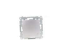 Kontakt-Simon DS1.01/43 Interruttore elettrico Pushbutton Switch Argento - Accessorio Coltello elettrico (Pushbutton Switch, Argento, Plastica, IP20, IP44, 250 V, 10 A)