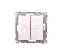 Simon 54 pulsante per tapparella singolo 16A 250V DZP1A.01/11