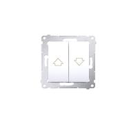Kontakt-Simon DZP1.01/11 interruttore elettrico Pushbutton switch Bianco