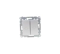 54 MODULO ARGENTO OPACO PREMIUM TASTO TAPPARELLA 54 DZP1.01/43