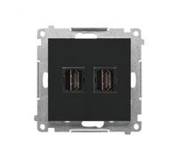 Simon 55 doppia presa HDMI (modulo) nero opaco TGHDMI2.01/149