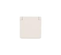 Simon 82 5902787599874 - Copertura impermeabile agli spruzzi d'acqua, IP44, con coperchio incernierato, colore: Bianco