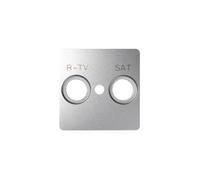 Simon 82 Coperchio per prese TV satellitari alluminio 82097-93
