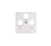 Simon 82 Coperchio presa antenna TV/SAT/SAT bianco 82038-30