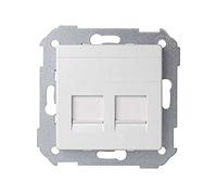 Simon 82006-30 Placca copripresa e copri interruttori Bianco