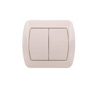 Simon Akord Connettore per scale doppio 10AX 250V beige AW6/2/12