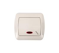 Simon Akord Interruttore deviatore illuminato beige AW6L/12