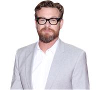 Simon Baker (Grey Suit) Half Body Buddy Cutout