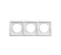 Simon Basic 5902787551957 - Tripla cornice IP44 con guarnizione bianca BMR3B/11 Contact Simon