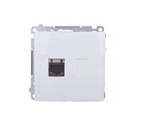 Simon Basic Contact-Simon 590278755443 - Box per computer schermato RJ45 Cat.6, colore: Bianco BM61E.01/11