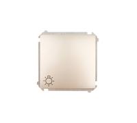 Kontakt-Simon BMS1.01/29 Interruttore elettrico Pushbutton Switch Acciaio Satinato - Accessorio Coltello elettrico (Pushbutton Switch, Acciaio Satinato,