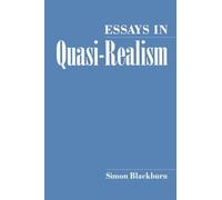 Simon Blackburn Essays in Quasi-Realism (Tascabile)
